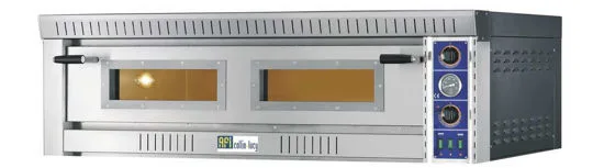 Professioneller elektrischer Pizzaofen mit einer Backkammer für 6 Pizzen