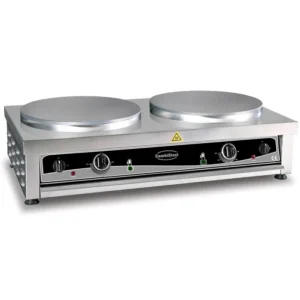ELEKTRISCHE CREPES-PFANNE MIT 2 KOCHFELDERN