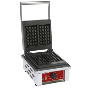 Elektrisches Waffeleisen für 2 Waffeln „Typ Liège 4×6“
