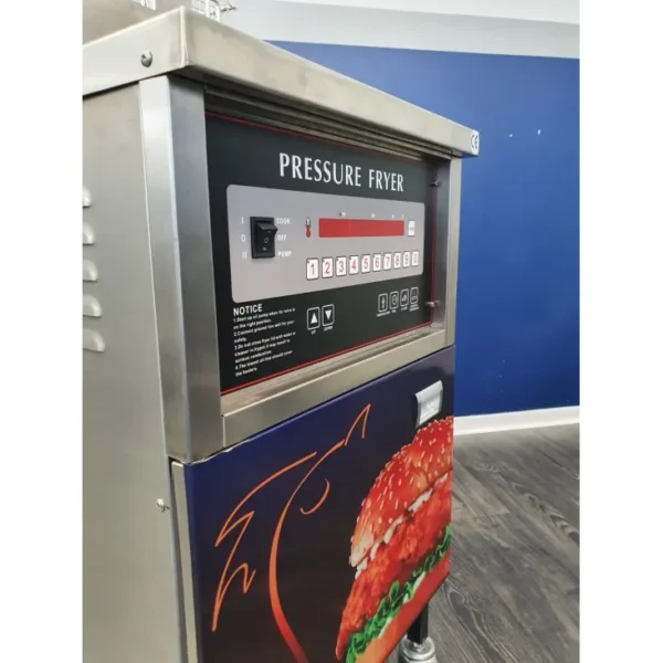 Digitale Gas-Druckfritteuse mit Pumpe