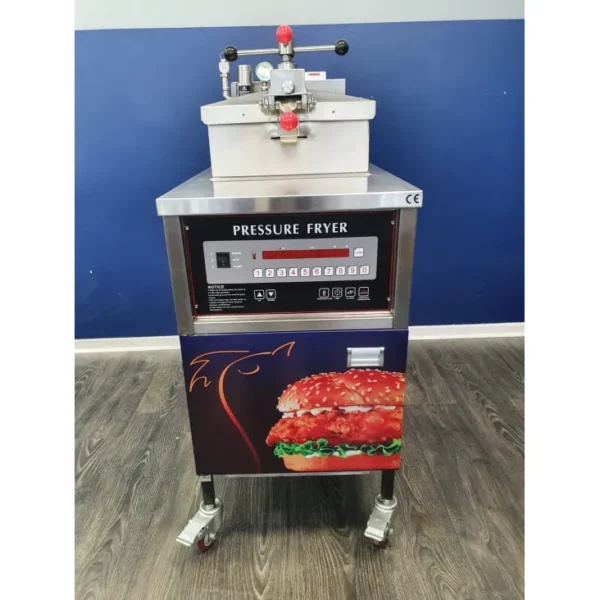 Digitale Gas-Druckfritteuse mit Pumpe