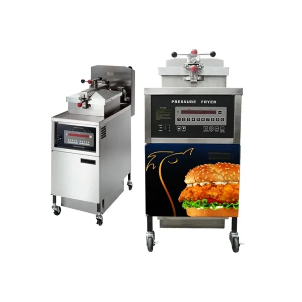 Digitale Gas-Druckfritteuse mit Pumpe